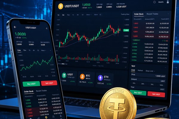 USDT交易平台:稳定币交易界面