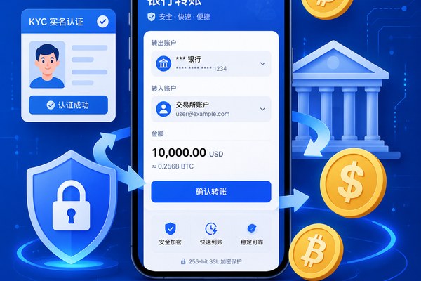 币圈出入金安全注意事项:银行卡转账与KYC验证