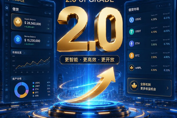 Maple Finance 2.0升级概念图