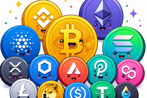 新手买币教程:主流加密货币全家福