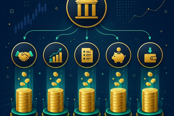交易所收入来源示意