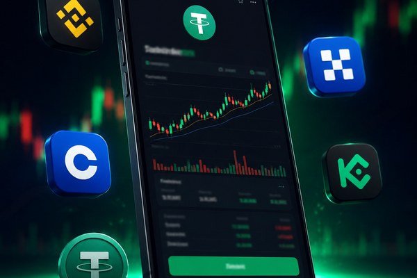 手机USDT交易所APP界面