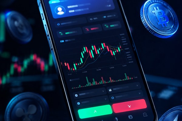 手机炒币APP界面功能展示