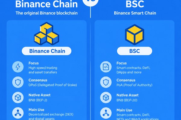 币安链是什么意思?通俗解释币安链和币安智能链BSC的区别