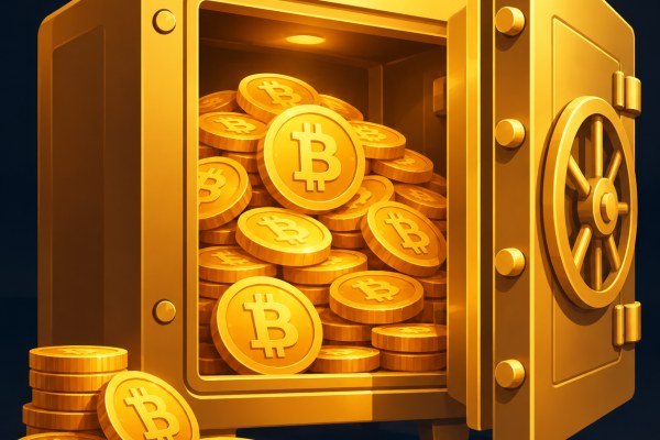 比特币HODLers长期持有概念图