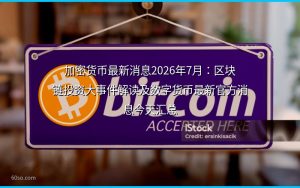 加密货币最新消息2026年7月：区块链投资大事件解读及数字货币最新官方消息今天汇总