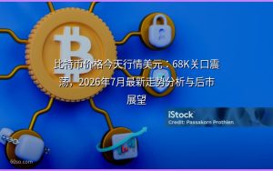 比特币价格今天行情美元:68K关口震荡,2026年7月最新走势分析与后市展望