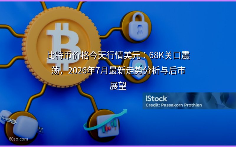比特币价格今天行情美元:68K关口震荡,2026年7月最新走势分析与后市展望