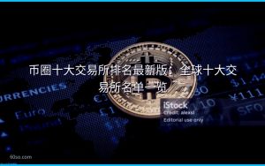 币圈十大交易所排名最新版：全球十大交易所名单一览