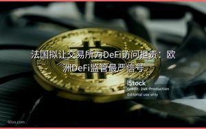 法国拟让交易所为DeFi访问担责：欧洲DeFi监管最严信号