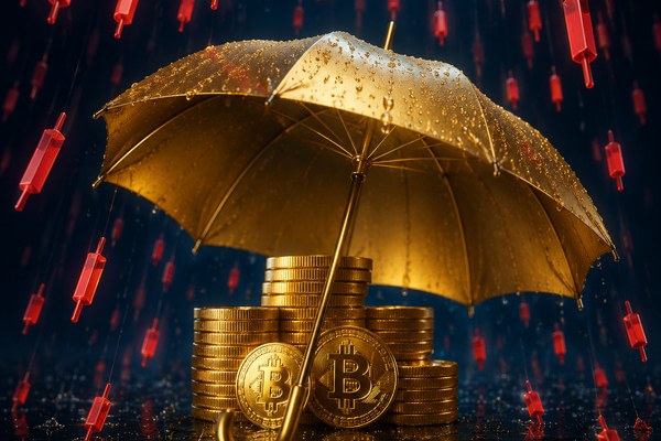 合约对冲如雨伞保险概念图