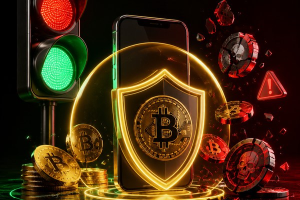 防山寨app防诈骗信号灯概念图